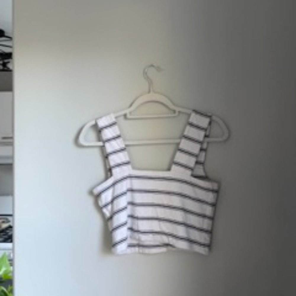 Striped crop top